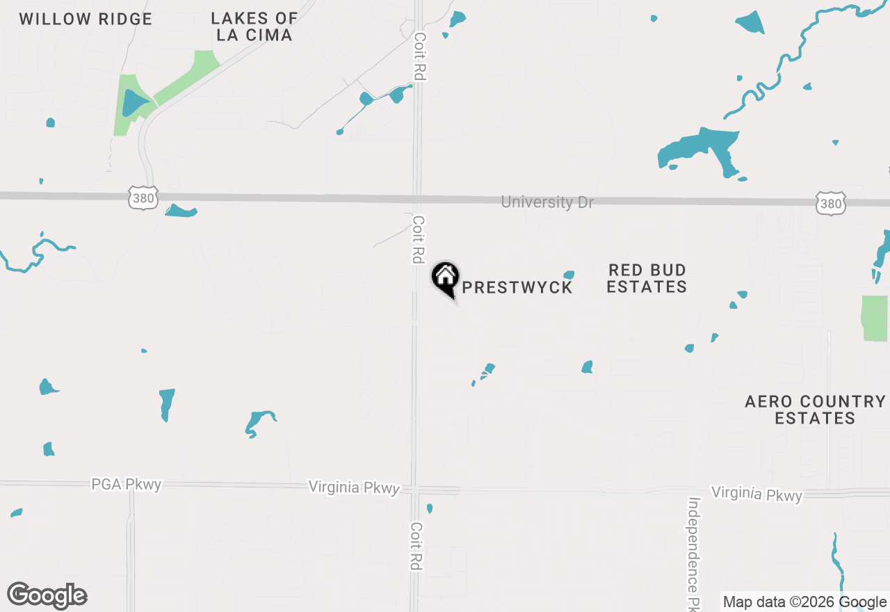 Map of 12233 Ridgeback Drive, Mckinney, TX 75071