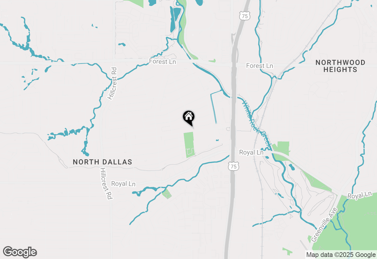 Map of 7707 Northaven Road, Dallas, TX 75230