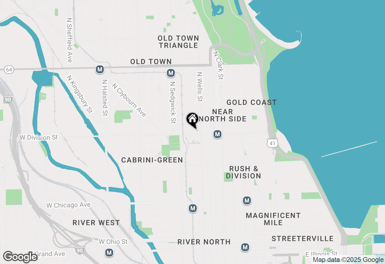 Map of 230 W Division Street #606, Chicago, IL 60610