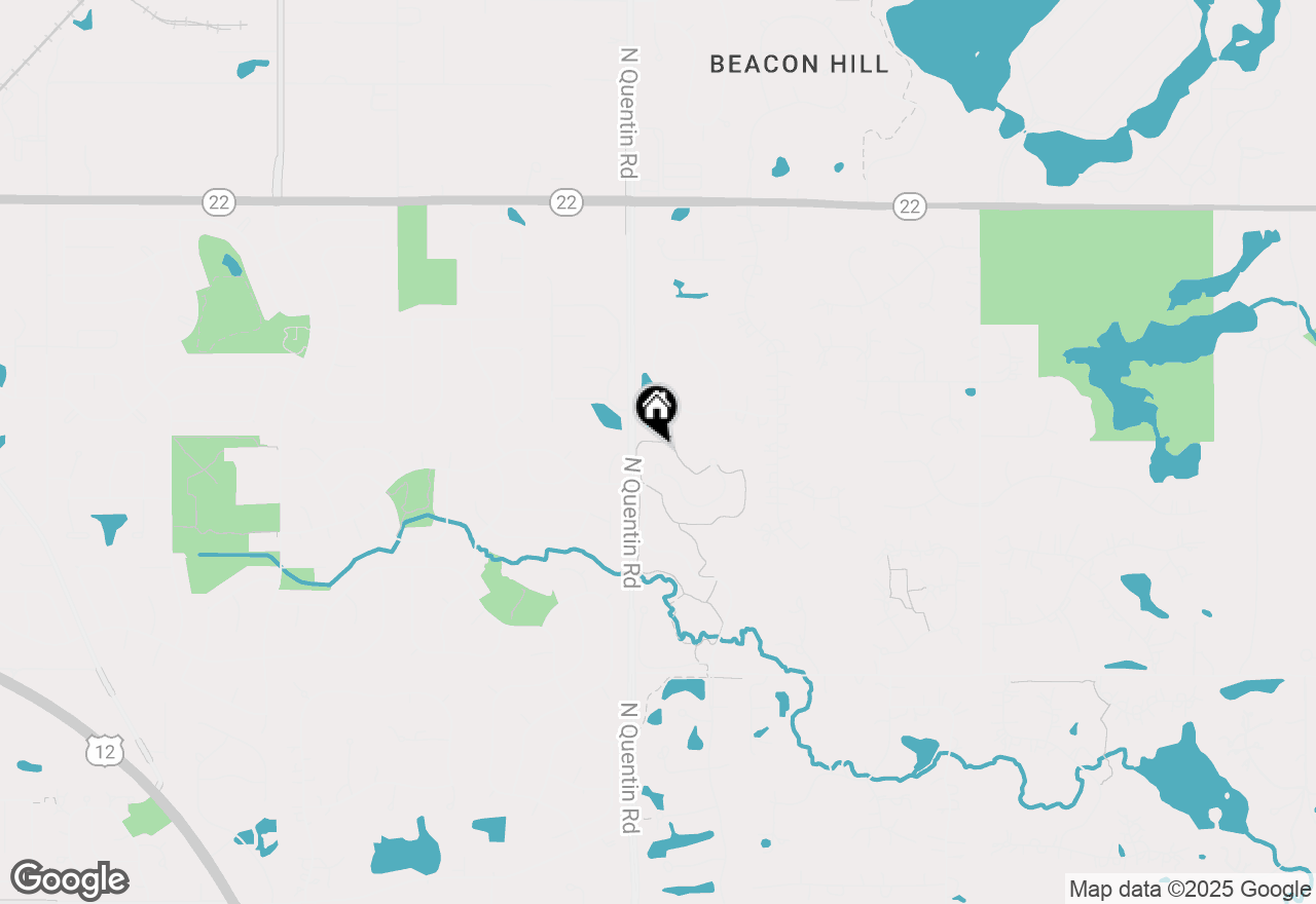 Map of 22328 N Prairie Court, Kildeer, IL 60047