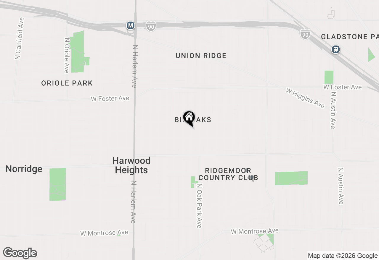 Map of 4928 N New England Avenue, Chicago, IL 60656