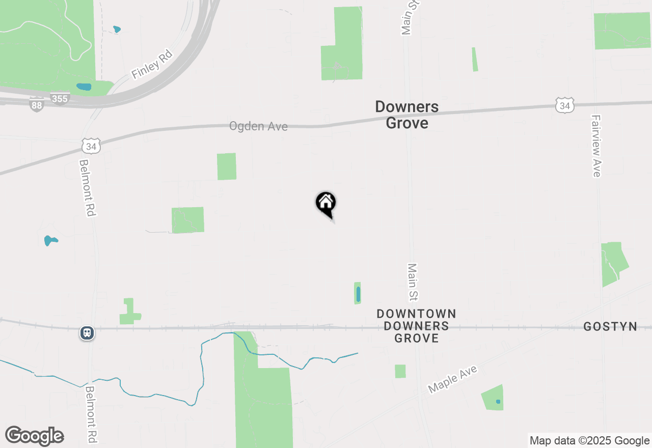 Map of 4637 Oakwood Avenue, Downers Grove, IL 60515