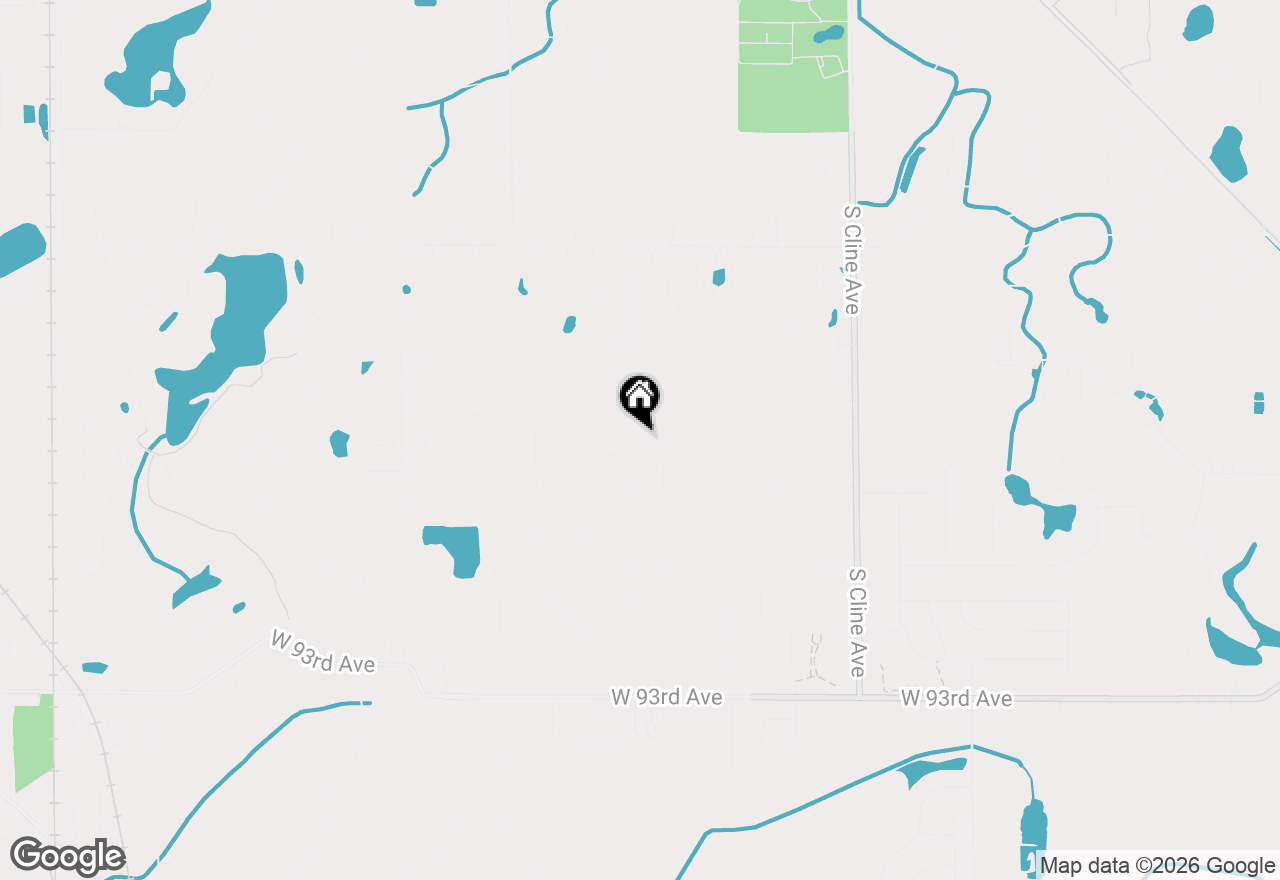 Map of 8813 Marquette Street, St. John, IN 46373