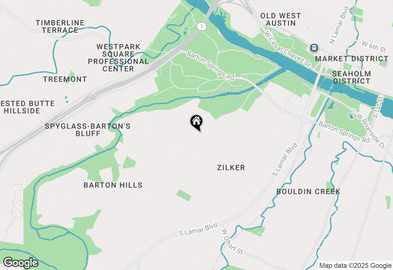 Map of 2204 Spring Creek Dr, Austin, TX 78704