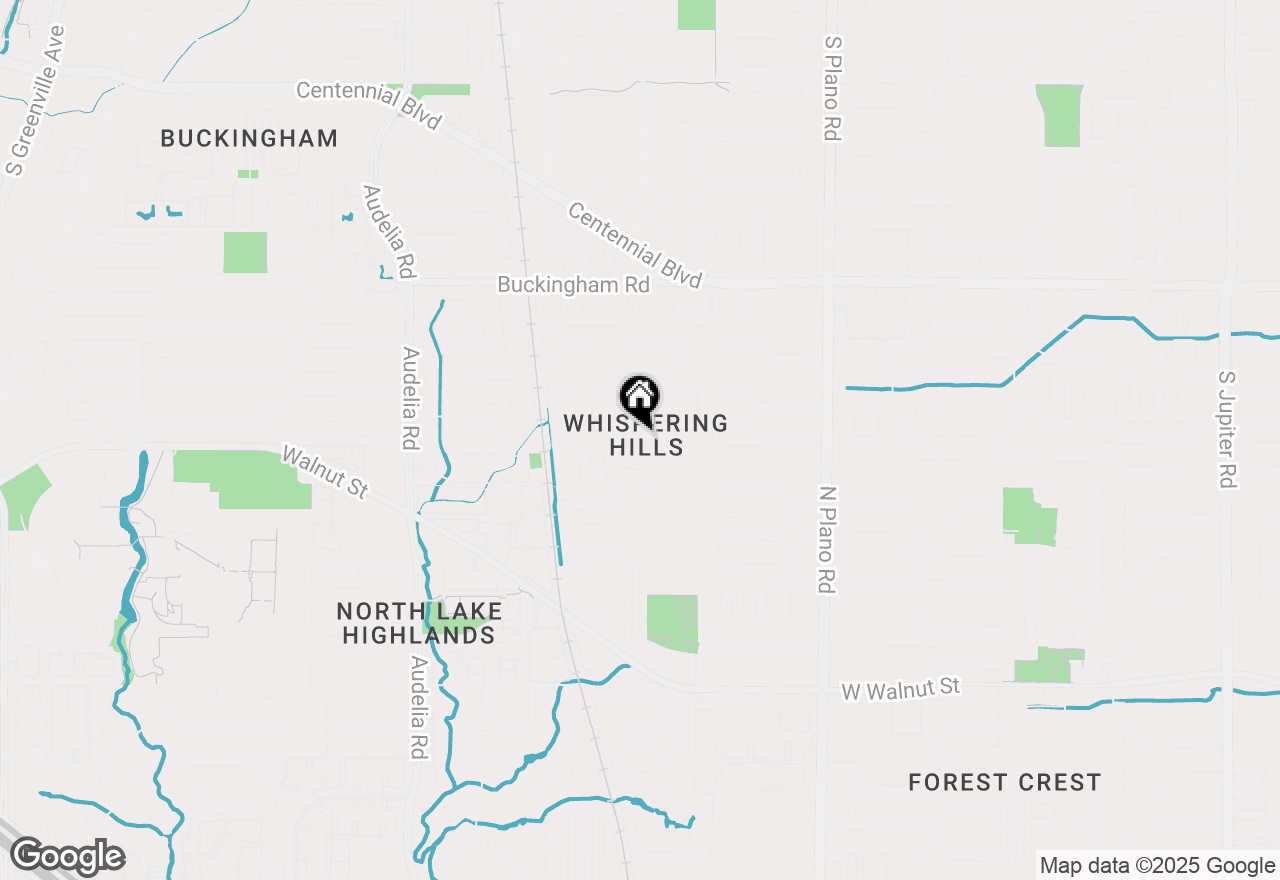 Map of 10216 Chisholm Trail, Dallas, TX 75243