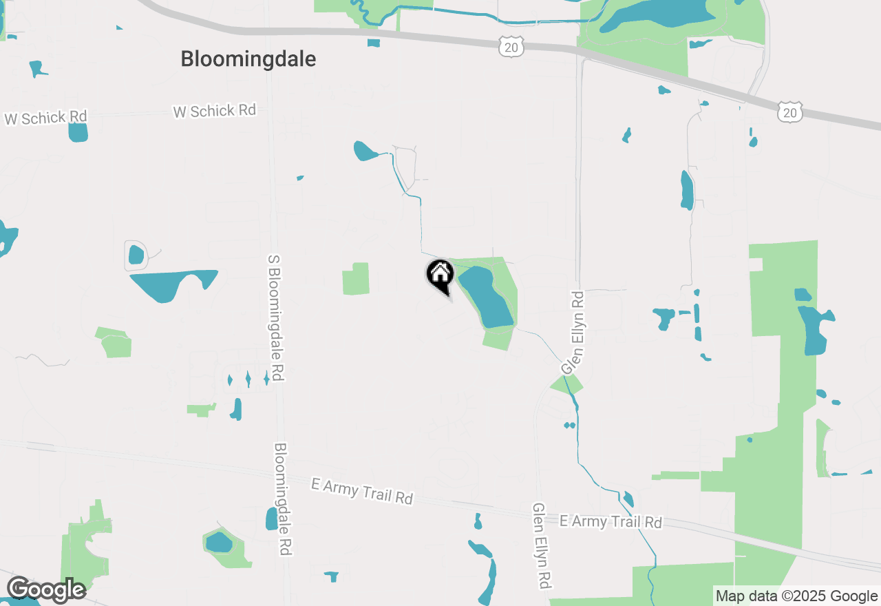 Map of 238 Driftwood Lane, Bloomingdale, IL 60108