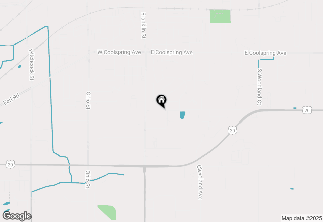 Map of 205 Barker Road, Michigan City, IN 46360