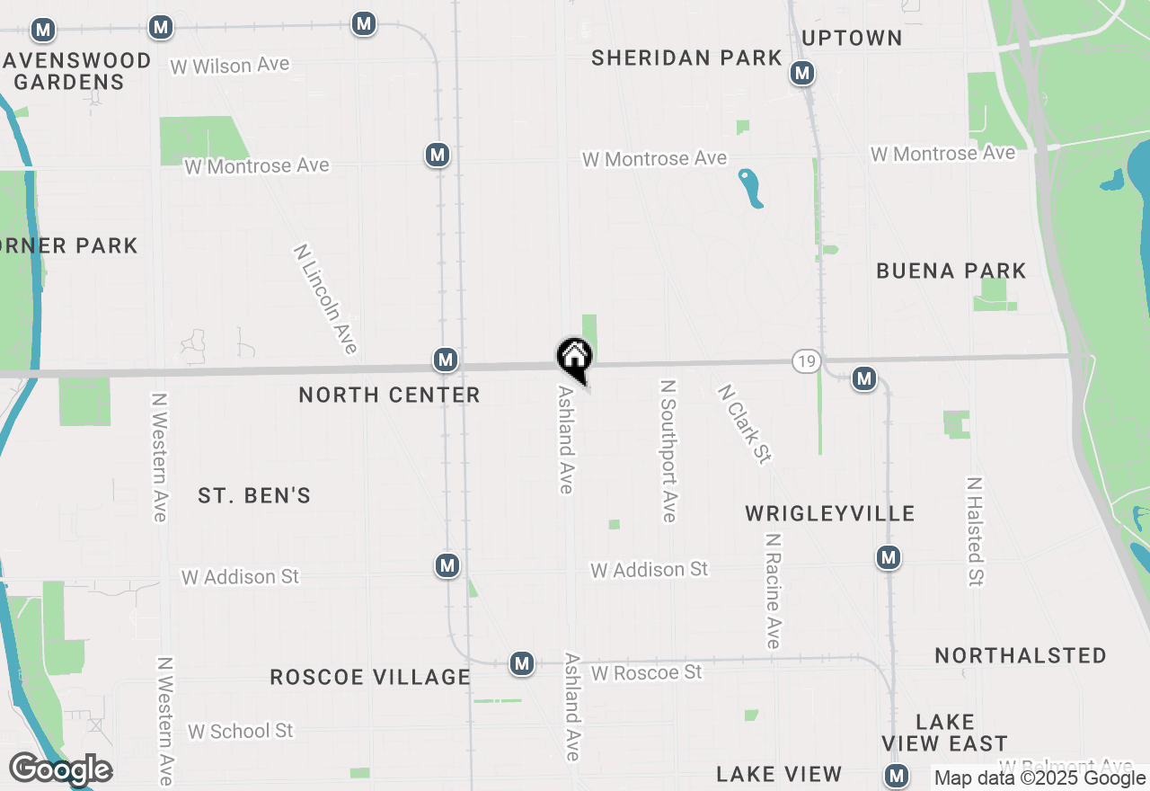 Map of 3923 N Ashland Avenue #201, Chicago, IL 60613