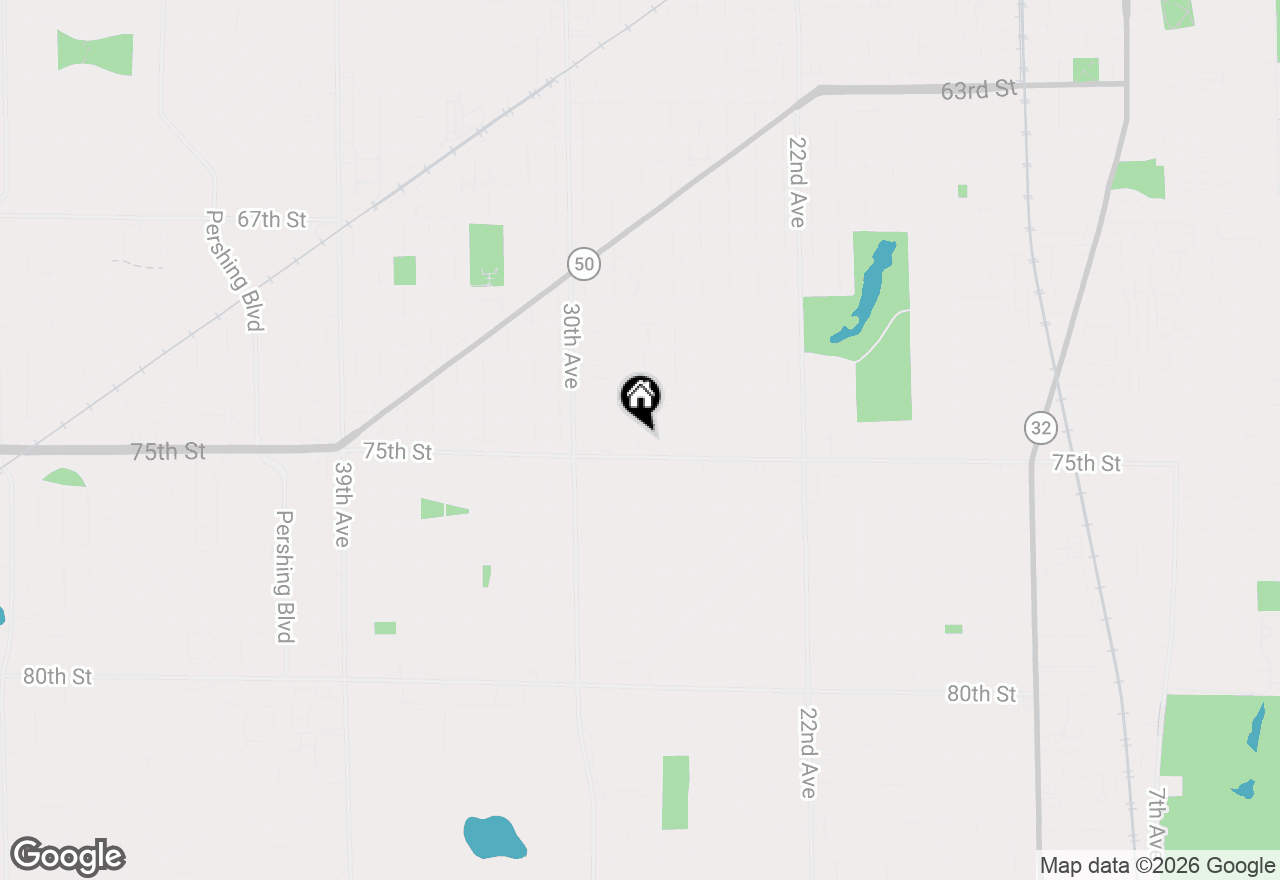 Map of 7417 28th Ave, Kenosha, WI 53143