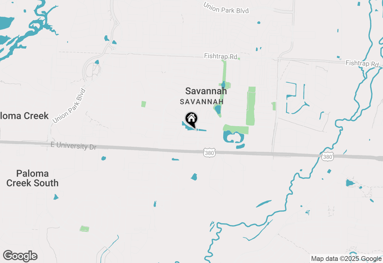 Map of 1133 Spanish Moss Drive, Savannah, TX 76227