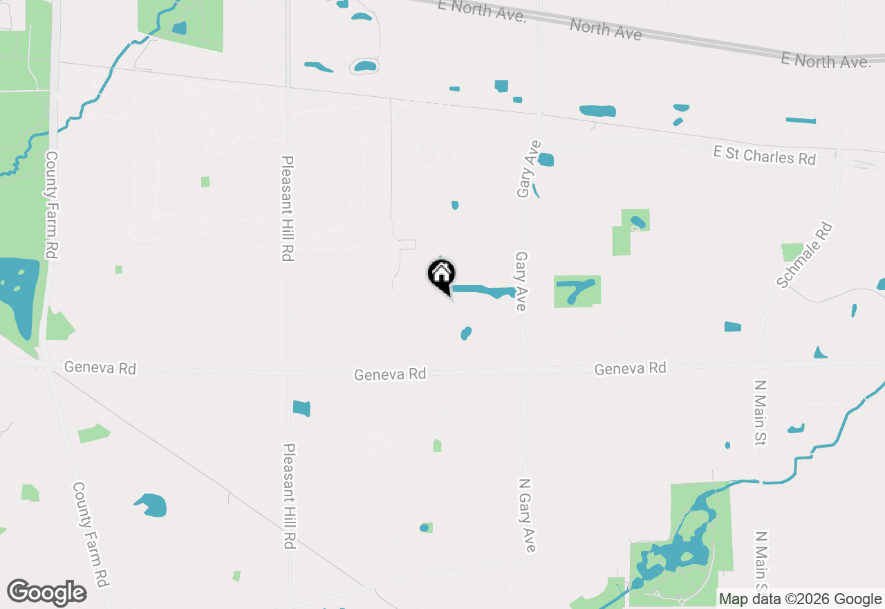 Map of 1N165 Mission Court, Winfield, IL 60190