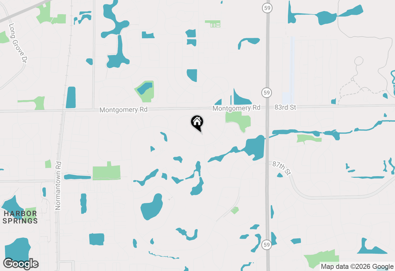 Map of 4072 Broadmoor Circle, Naperville, IL 60564