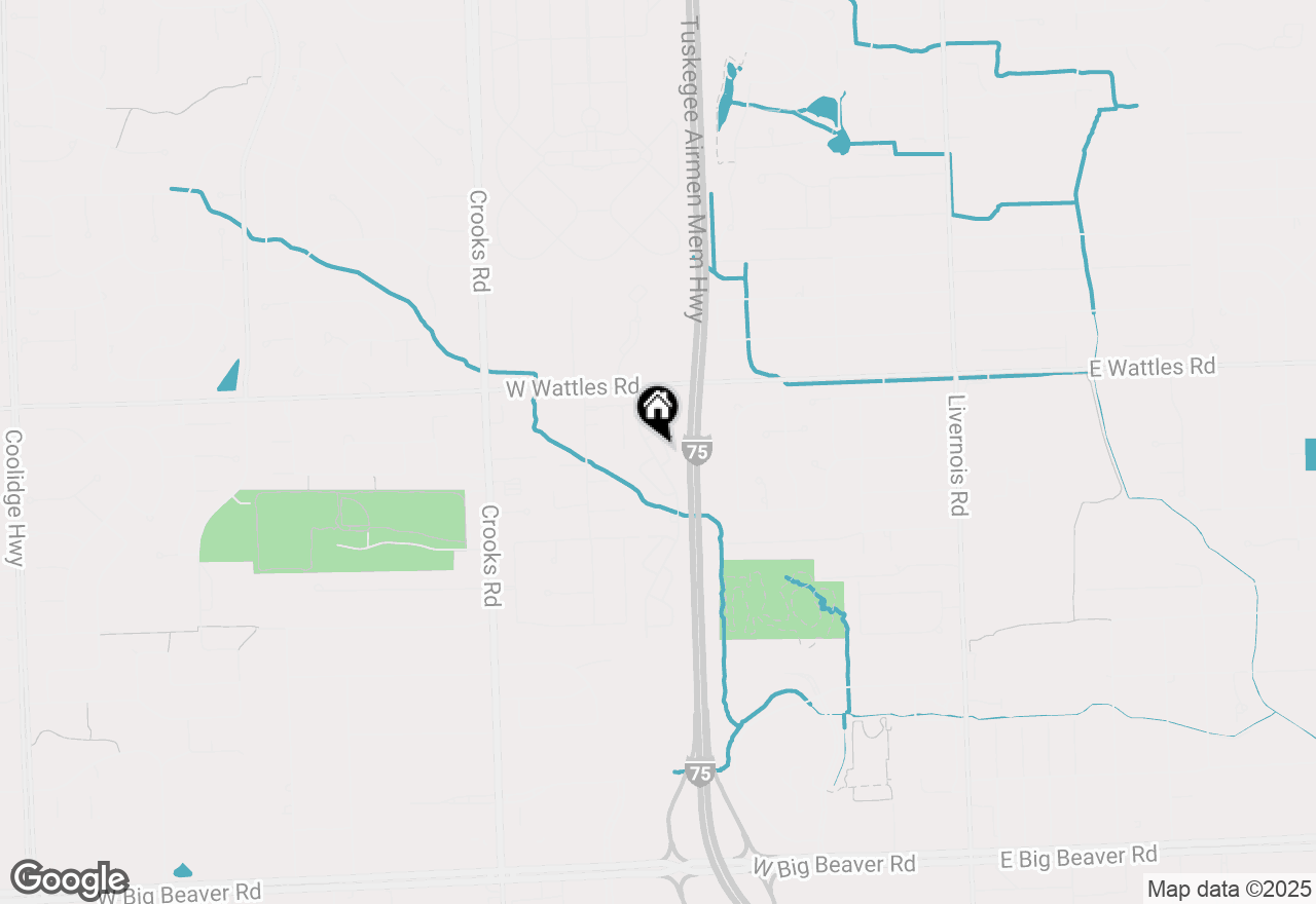 Map of 3864 Old Creek Road, Troy, MI 48084