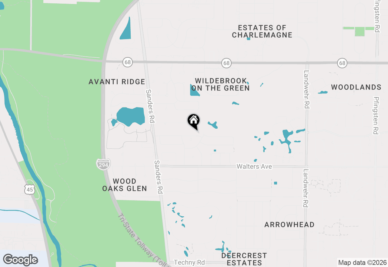 Map of 3818 Russett Lane, Northbrook, IL 60062