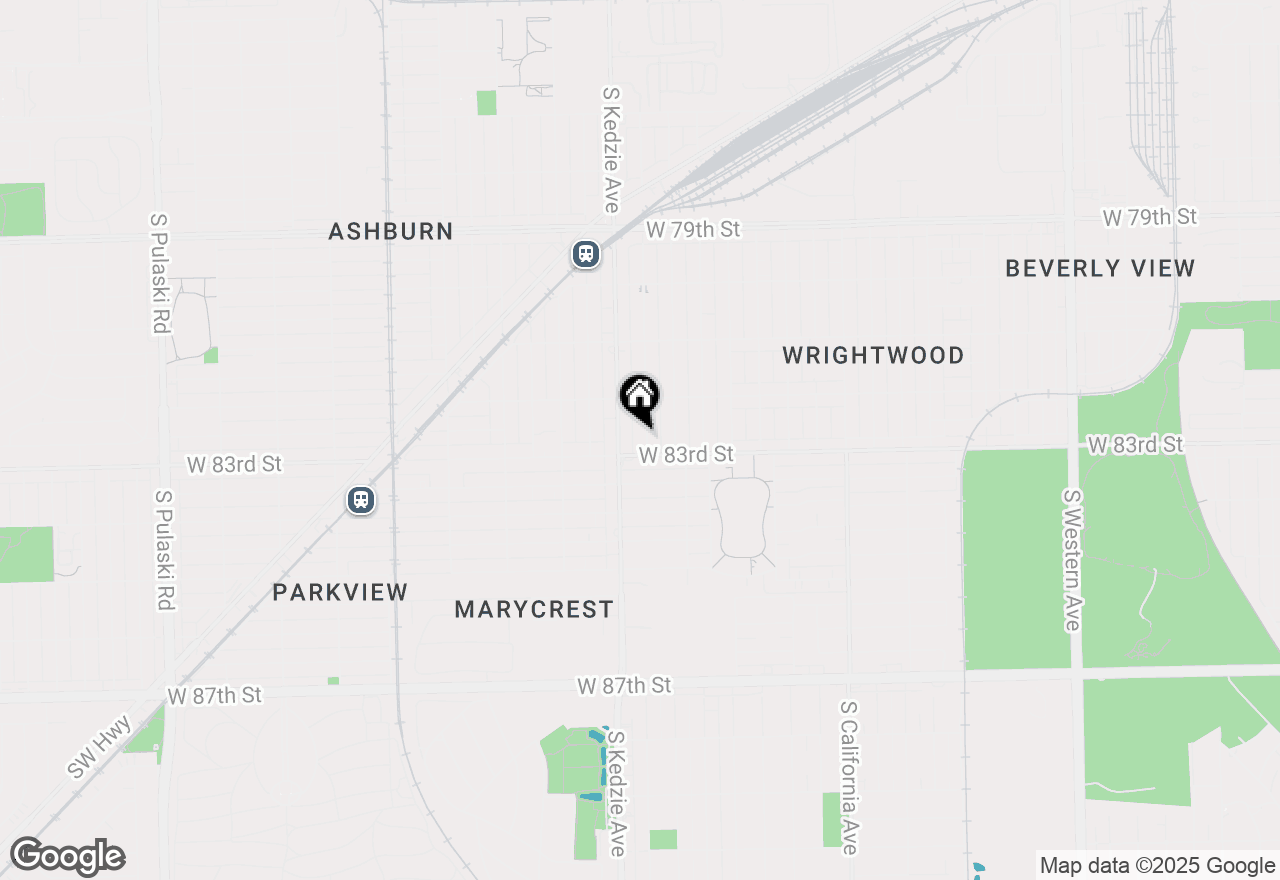 Map of (Address confidential), Chicago, Illinois 60652