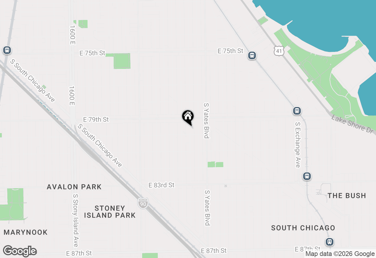 Map of 7940 S Crandon Avenue, Chicago, IL 60617