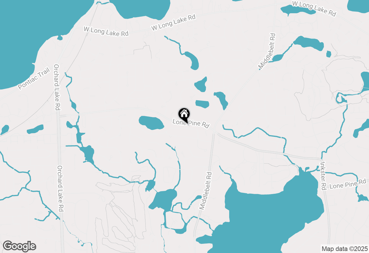 Map of 3092 Woodland Ridge Drive, West Bloomfield, MI 48323