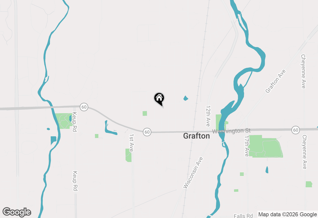 Map of 1015 5th Ave, Grafton, WI 53024