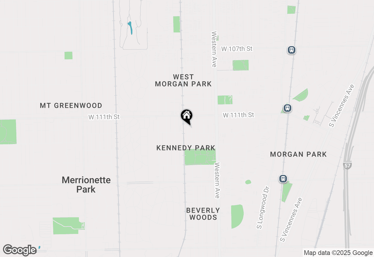 Map of 2550 W 112th Street #12L, Chicago, IL 60655