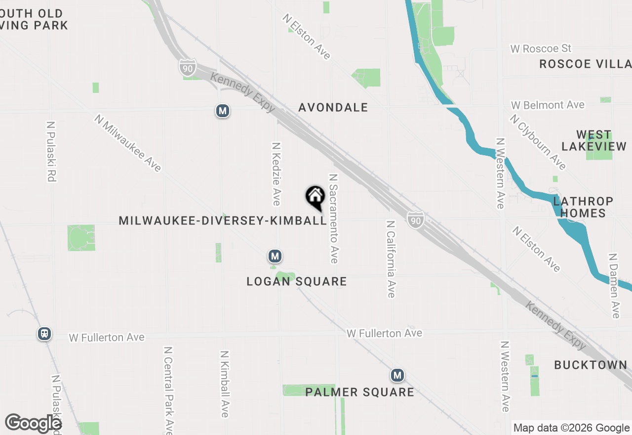 Map of 3038 W Diversey Avenue, Chicago, IL 60647