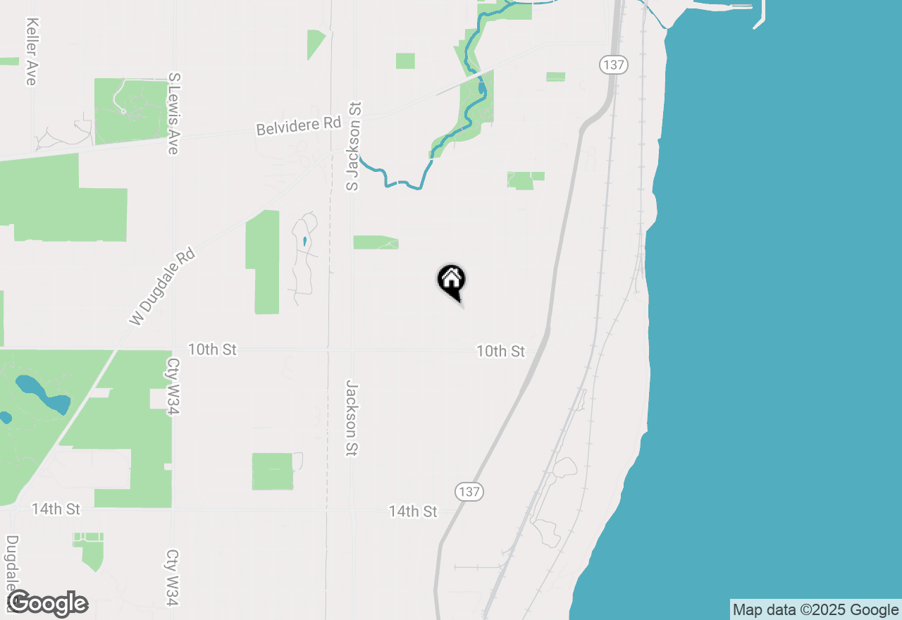 Map of 853 Adams Street #1, Waukegan, IL 60085