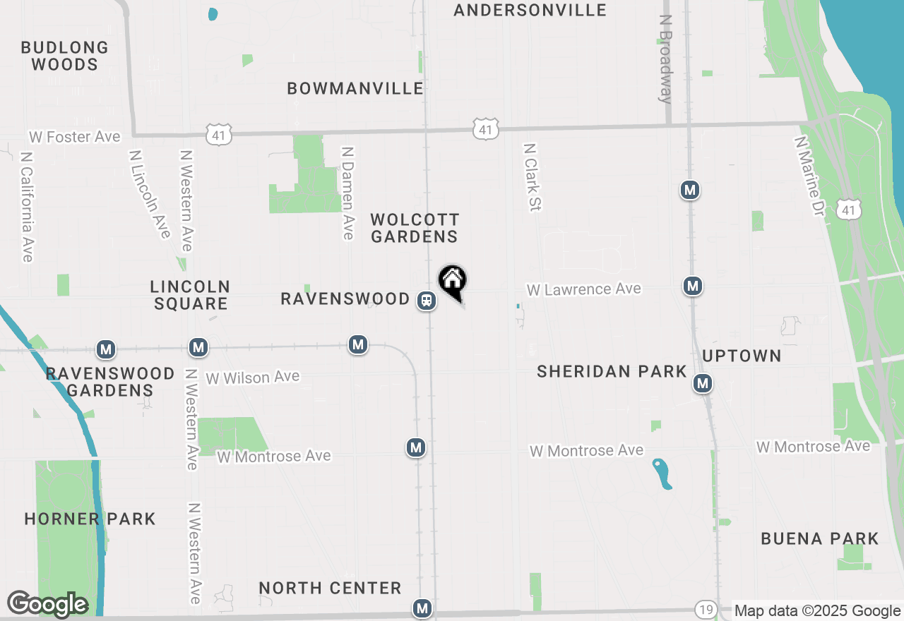 Map of 4730 N Hermitage Avenue #3C, Chicago, IL 60640