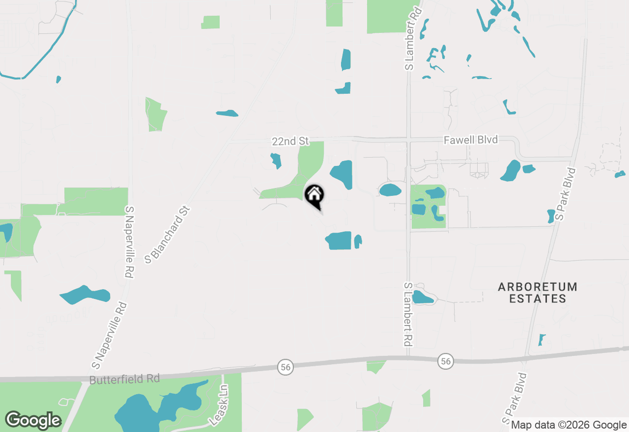 Map of 1756 Plymouth Court #B, Wheaton, IL 60189