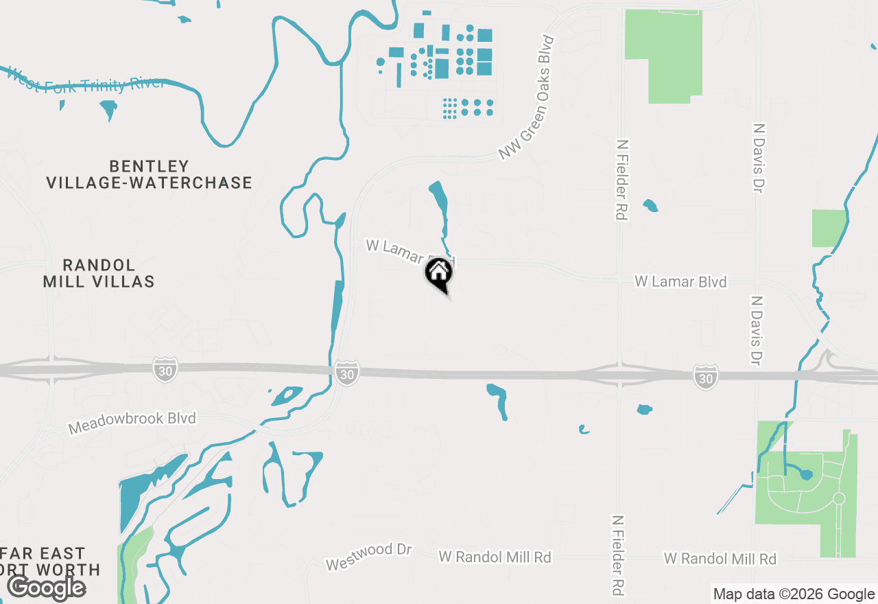 Map of 1820 Holly Oak Street, Arlington, TX 76012