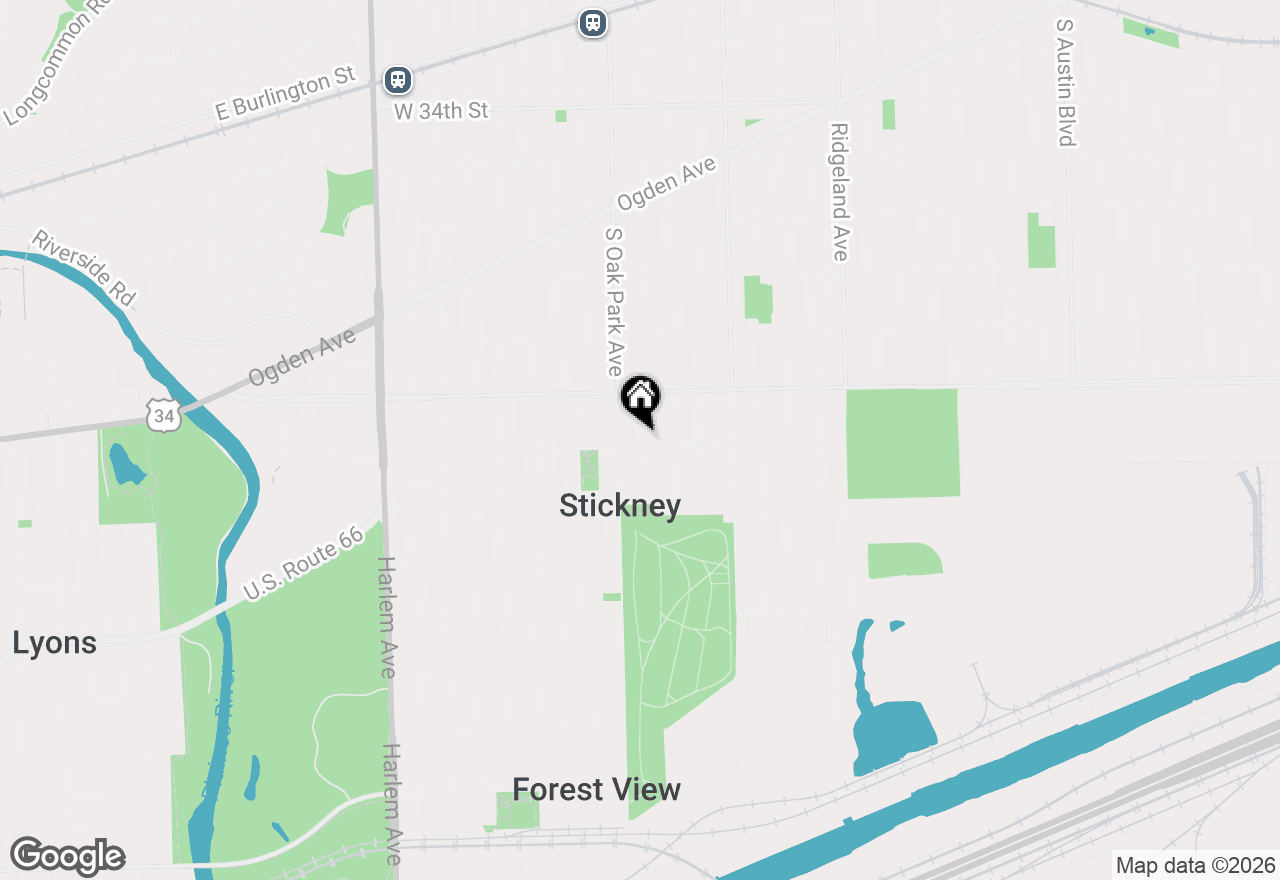 Map of 3944 Euclid Avenue, Stickney, IL 60402