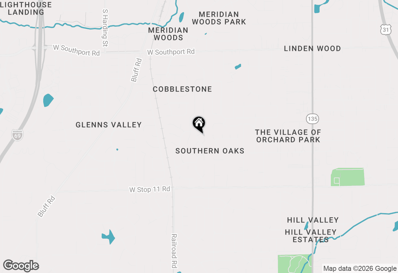 Map of 7615 Natchez Court, Indianapolis, IN 46217