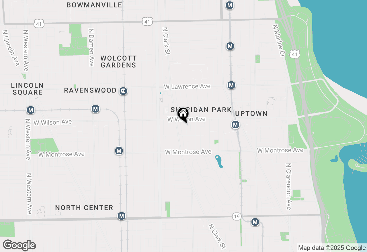 Map of 4536 N Dover Street, Chicago, IL 60640