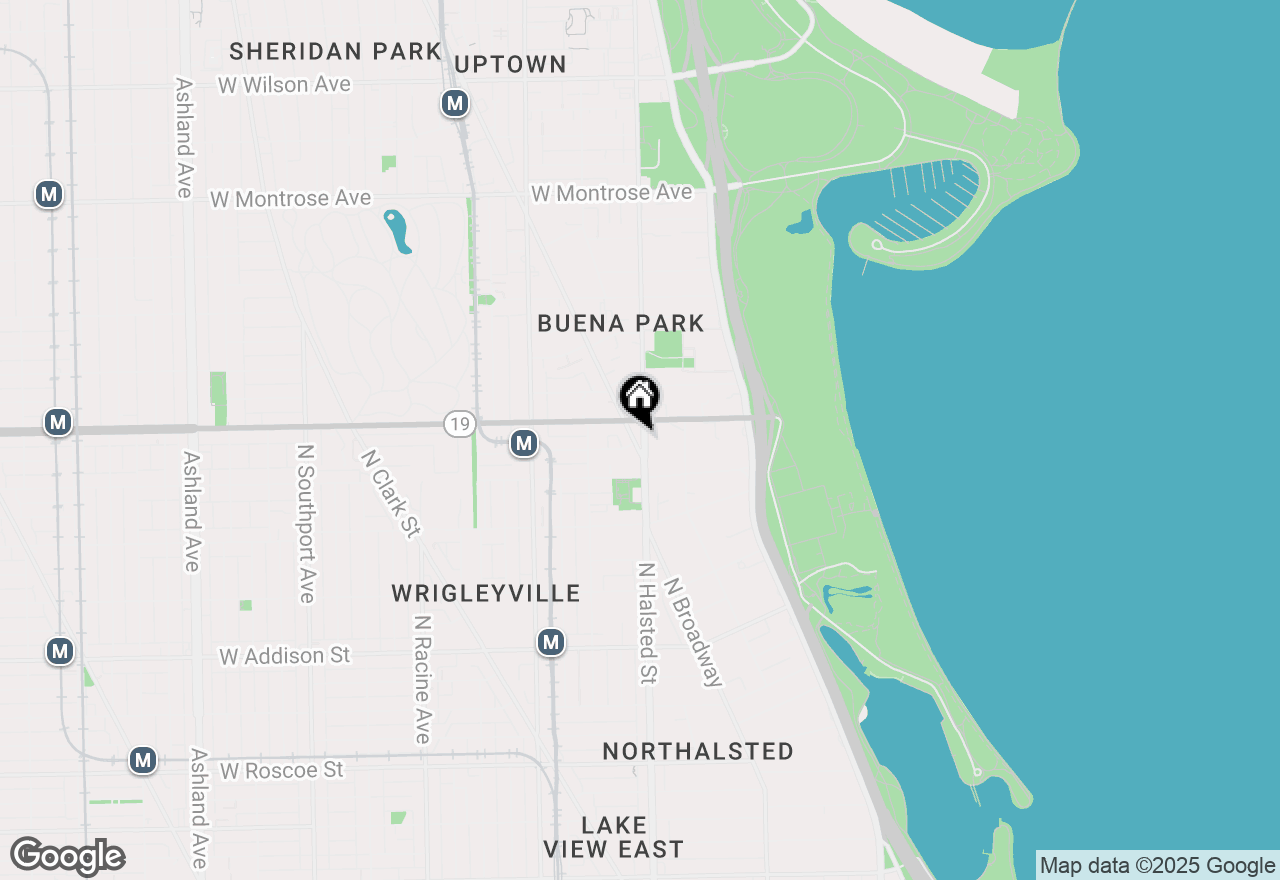 Map of 3941 N Broadway Street, Chicago, IL 60613