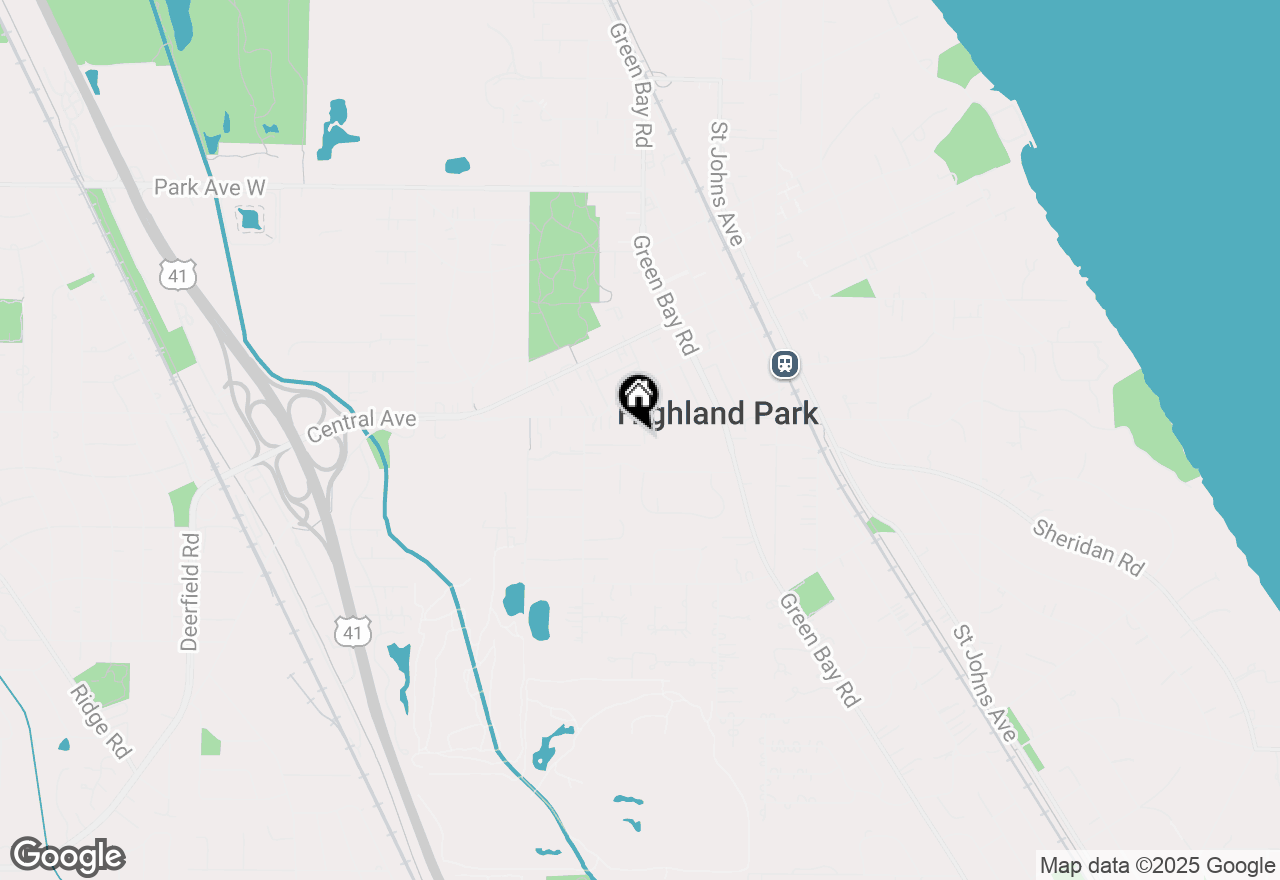 Map of 853 Driscoll Court, Highland Park, IL 60035