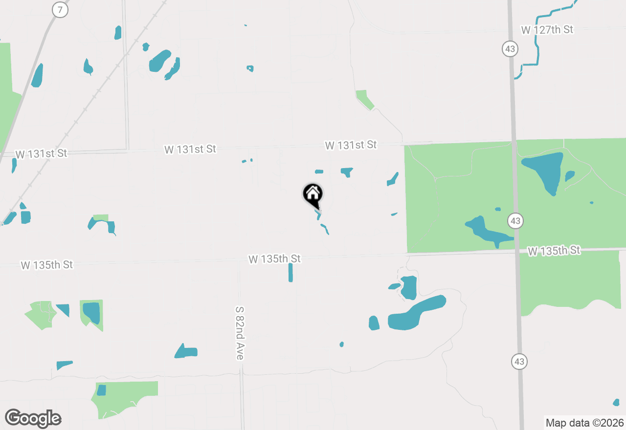 Map of 13455 S Westview Drive #4, Palos Heights, IL 60463