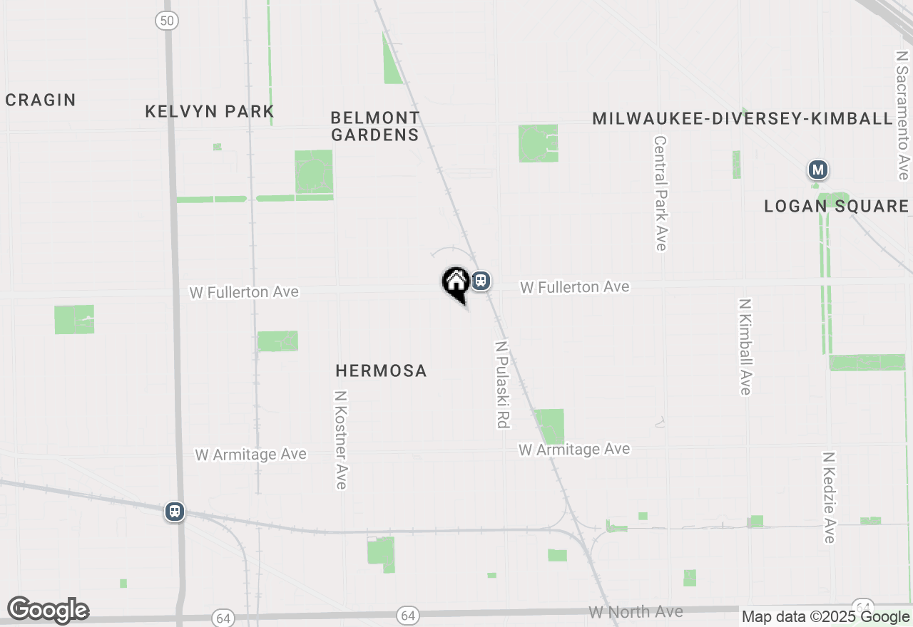 Map of 2320 N Karlov Avenue, Chicago, IL 60639