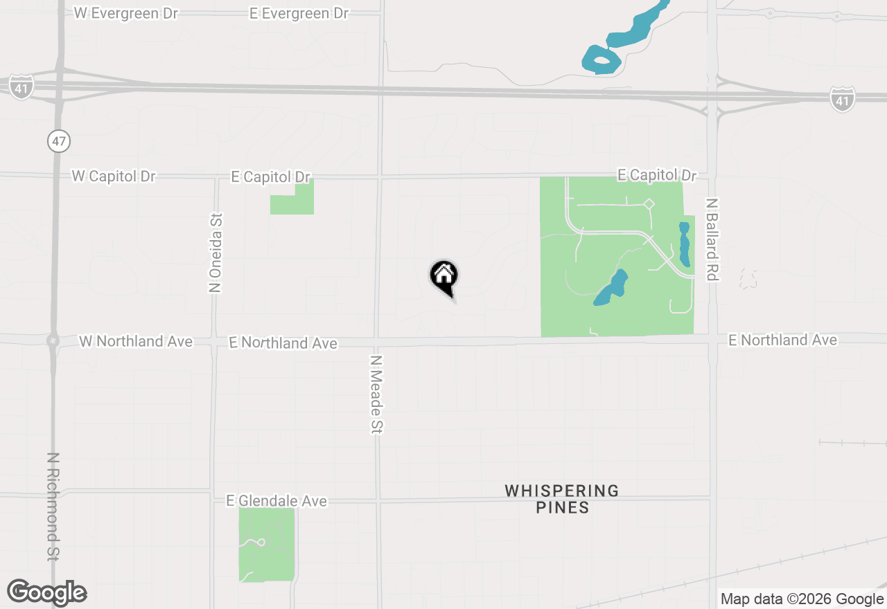 Map of 918-920 E Windfield Pl, Appleton, WI 54911