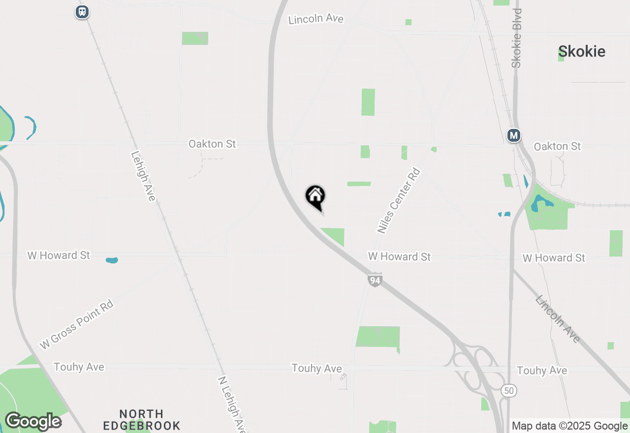 Map of 5501 Harvard Terrace, Skokie, IL 60077