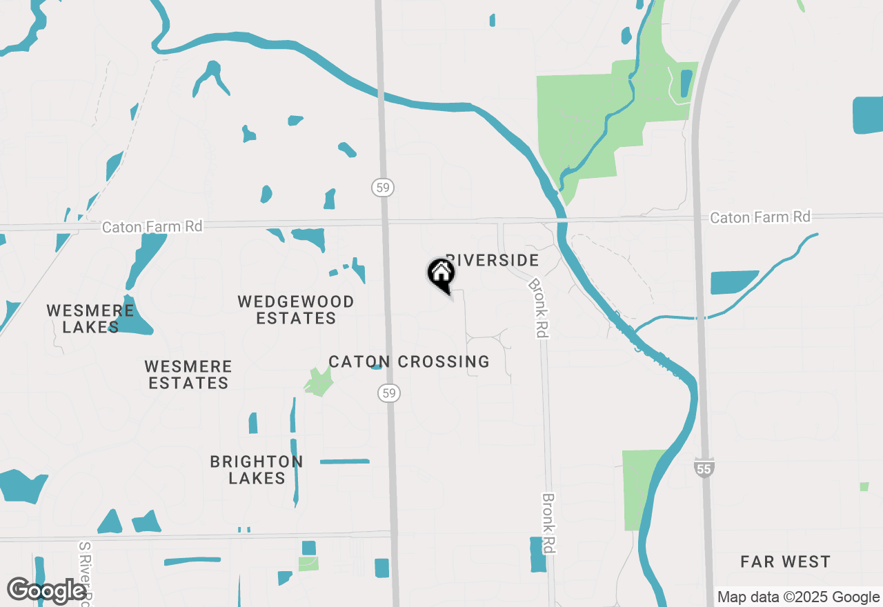 Map of 2167 Rossiter Parkway, Plainfield, IL 60586