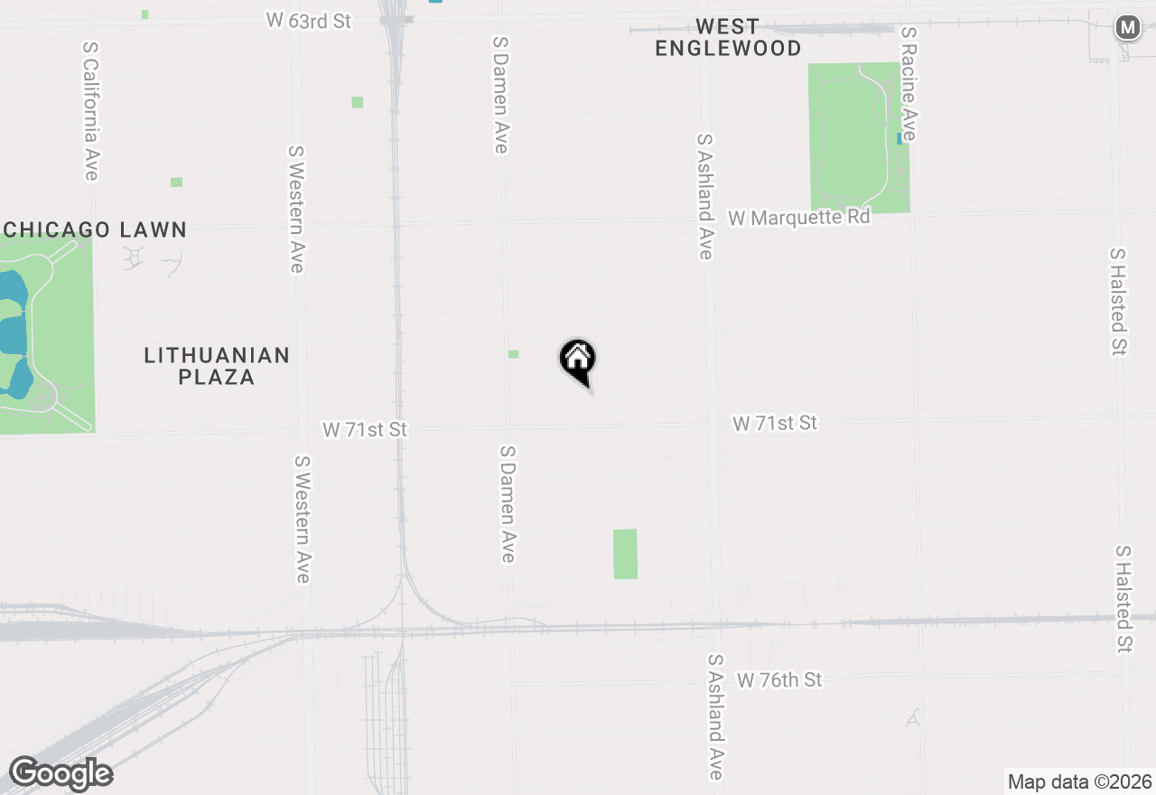 Map of 7028 S Honore Street, Chicago, IL 60636