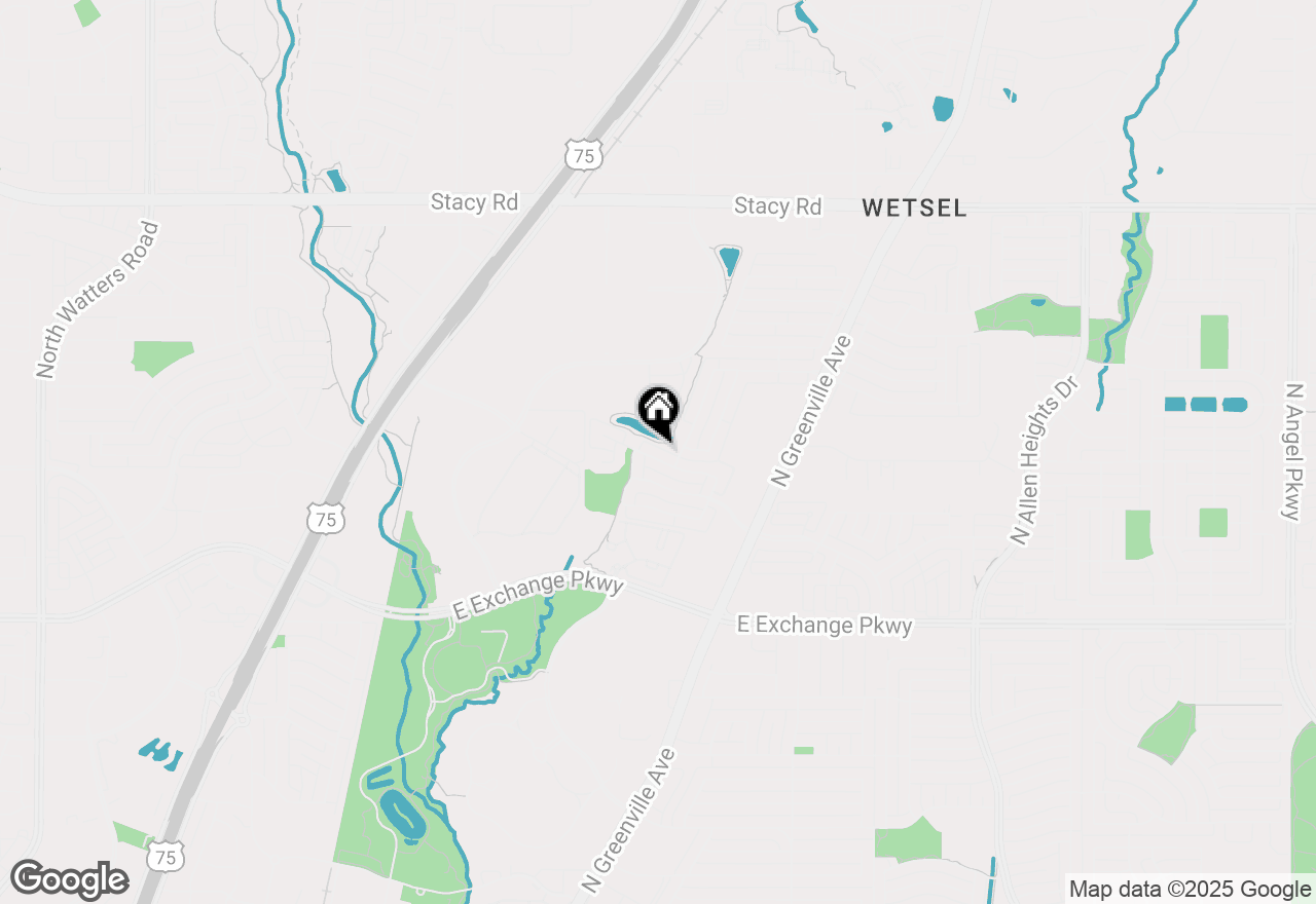 Map of 425 Saint Andrews Drive, Allen, TX 75002