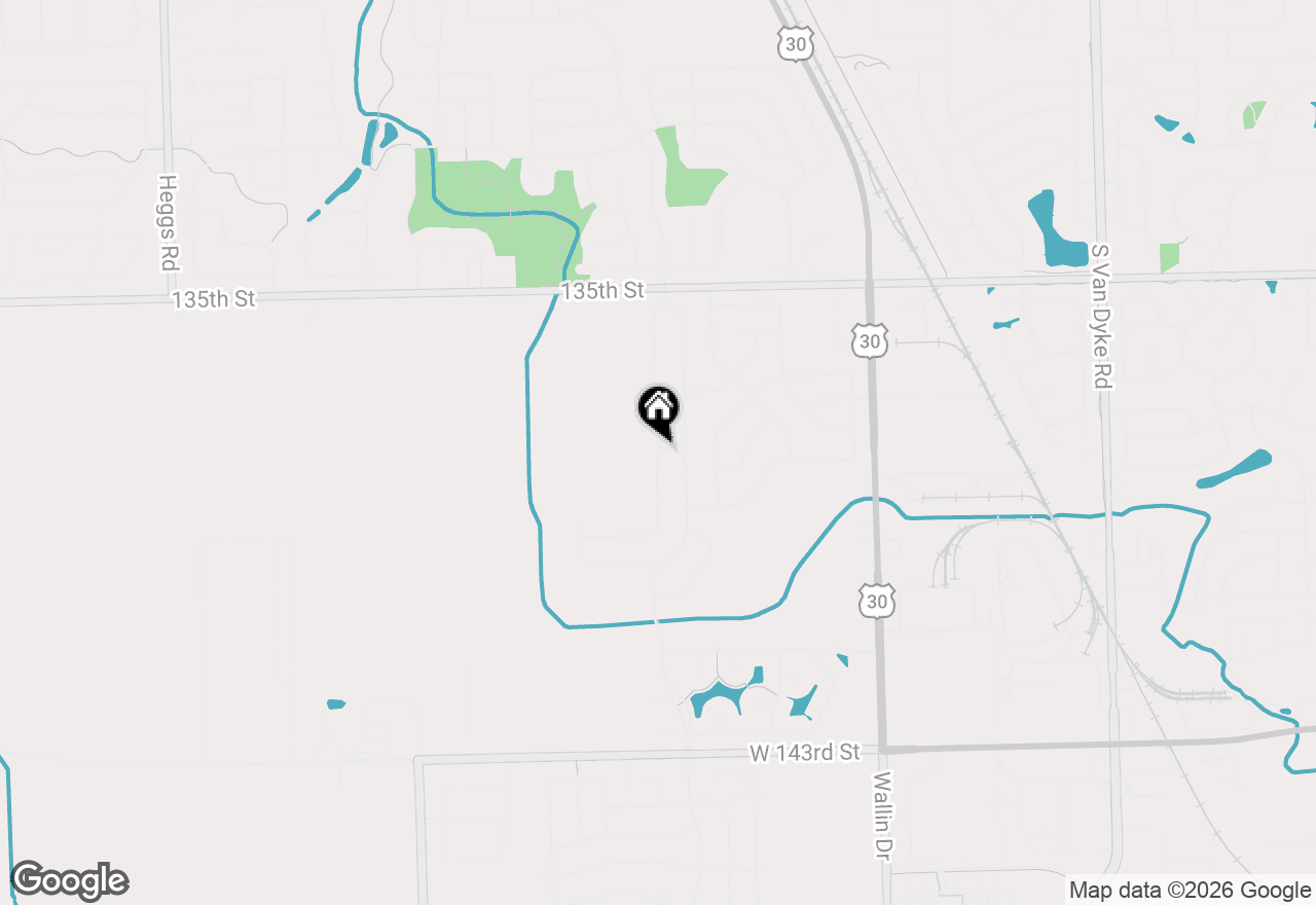 Map of 13809 Trillium Lane, Plainfield, IL 60544