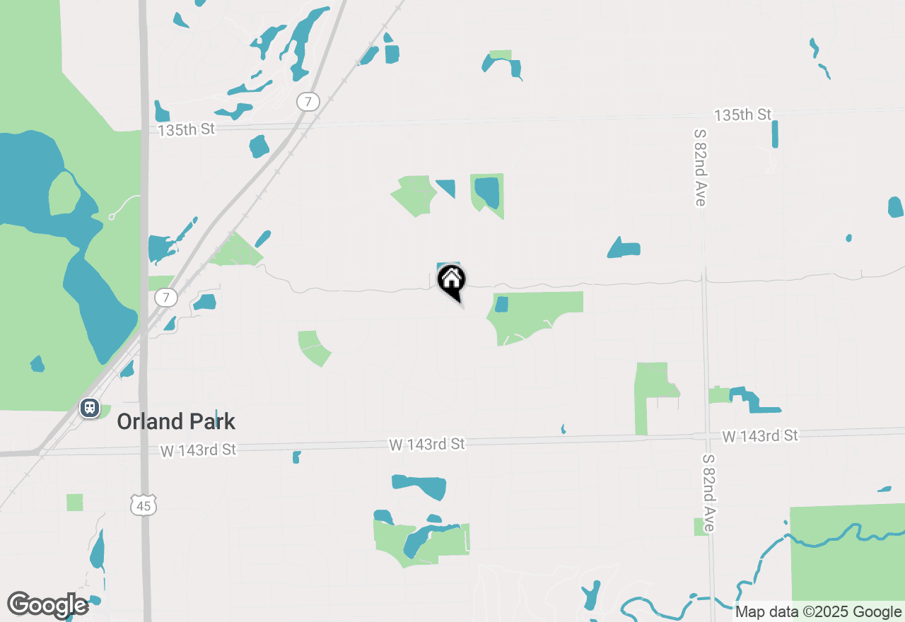 Map of 8810 W 140th Street #2C, Orland Park, IL 60462