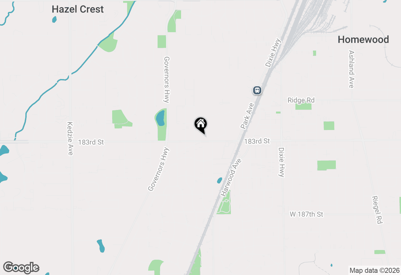 Map of 2440 183rd Street, Homewood, IL 60430