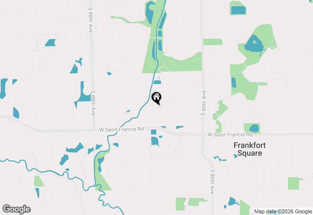 Map of 20236 Pepperwood Court, Frankfort, IL 60423