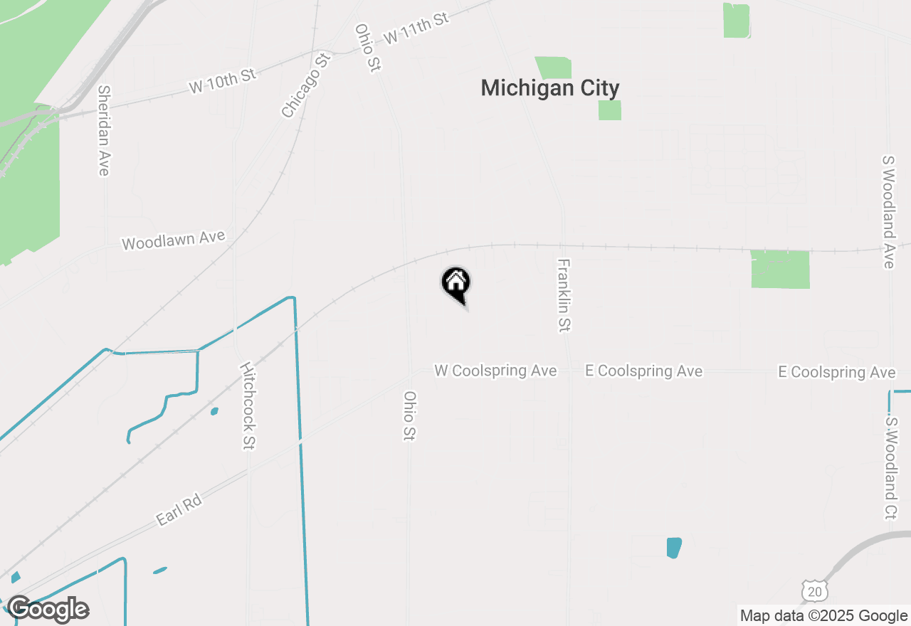 Map of 2521 Buffalo Street, Michigan City, IN 46360