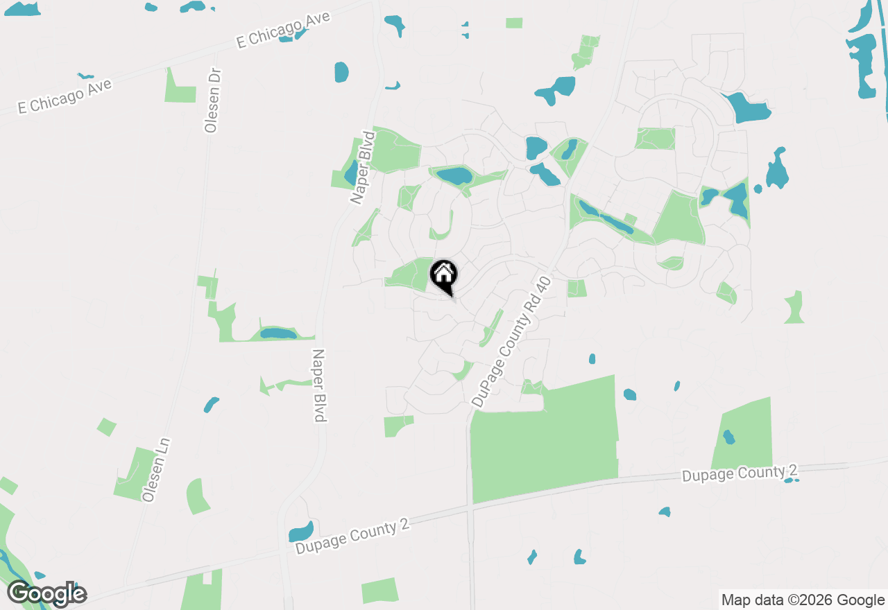 Map of 2788 Garden Drive, Lisle, IL 60532