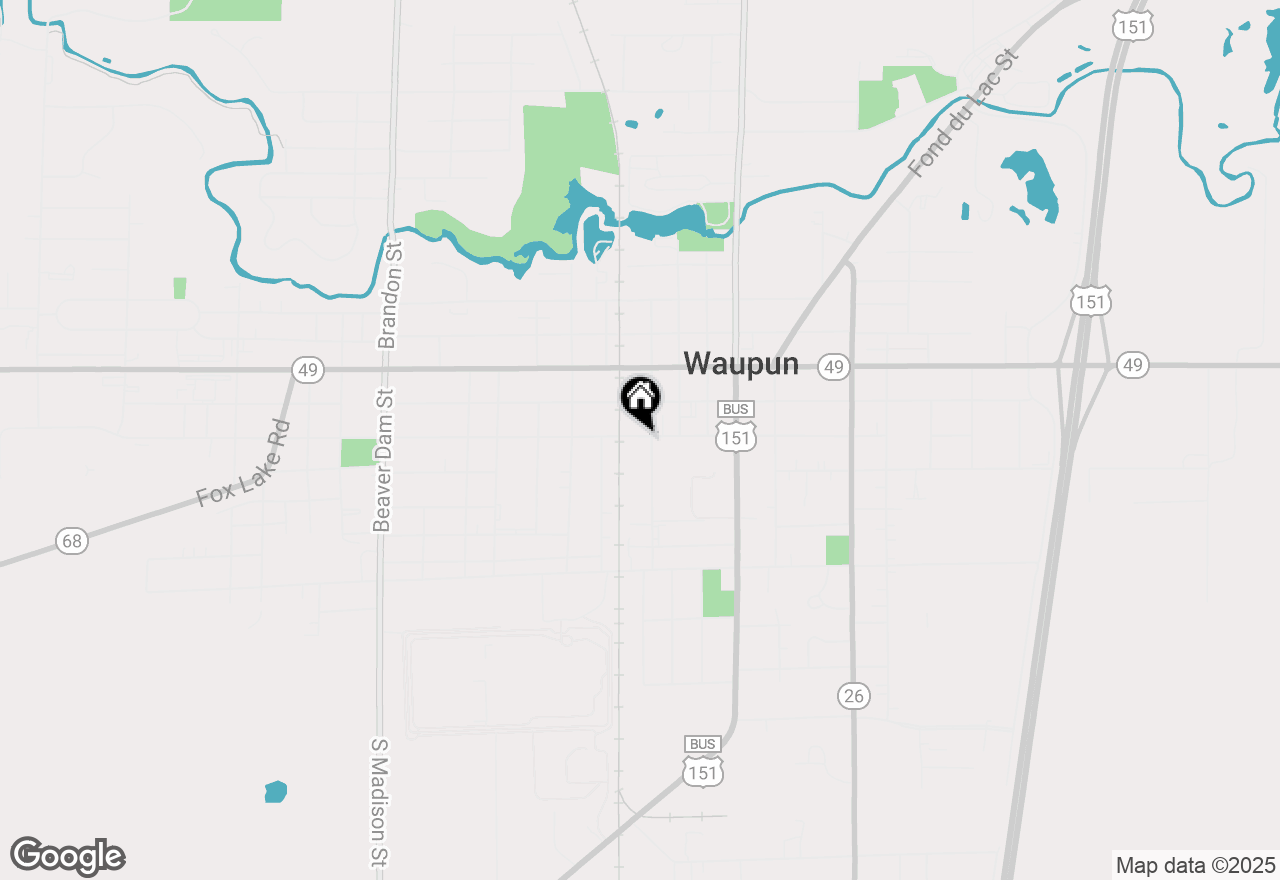 Map of 200 S Drummond St, Waupun, WI 53963