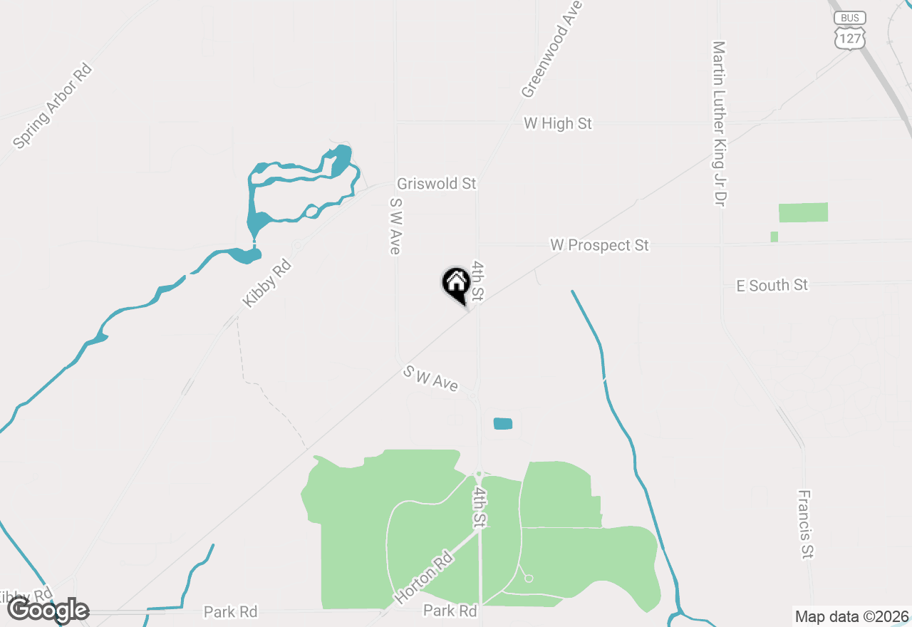 Map of 743 Briarcliff Road, Jackson, MI 49201