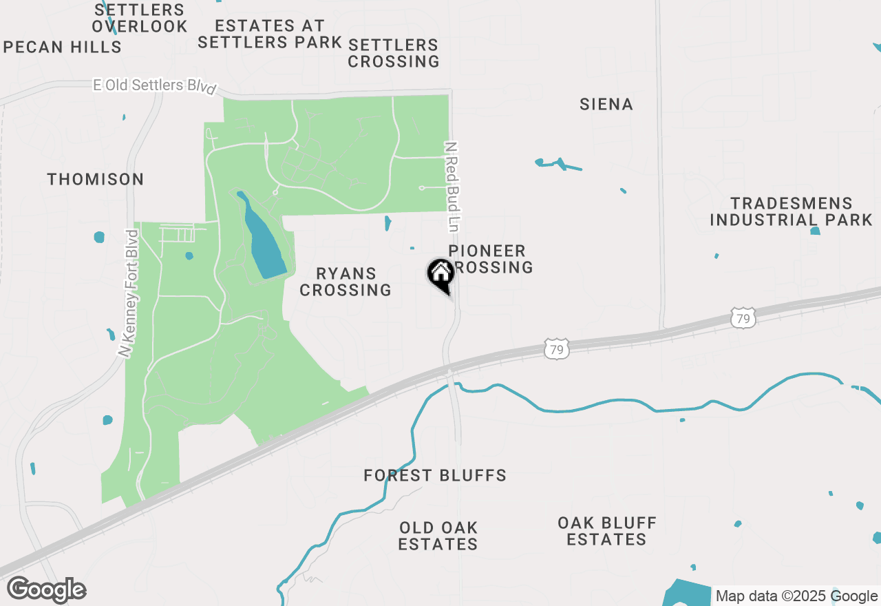 Map of 1482 Rainbow Parke Dr, Round Rock, TX 78665