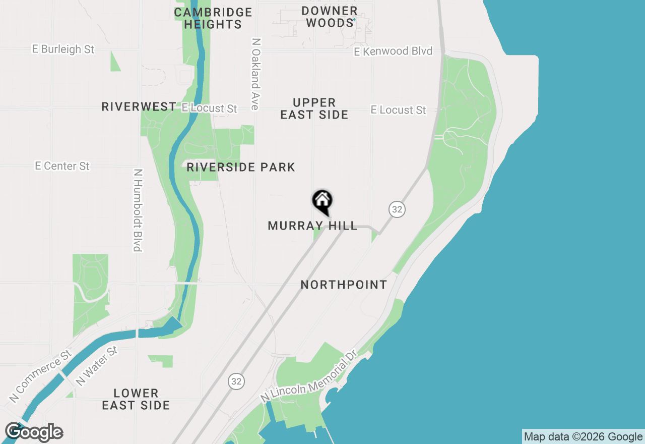 Map of 2230 E Bradford Ave #H, Milwaukee, WI 53211